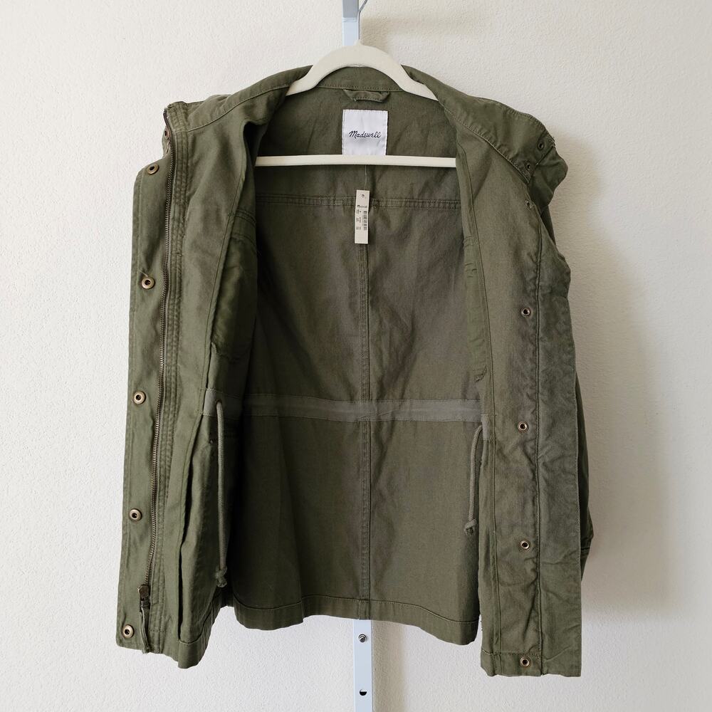 MADEWELL NWT Dispatch Military Inspired Jacket in Desert Olive  Sz M - Picture 4 of 16